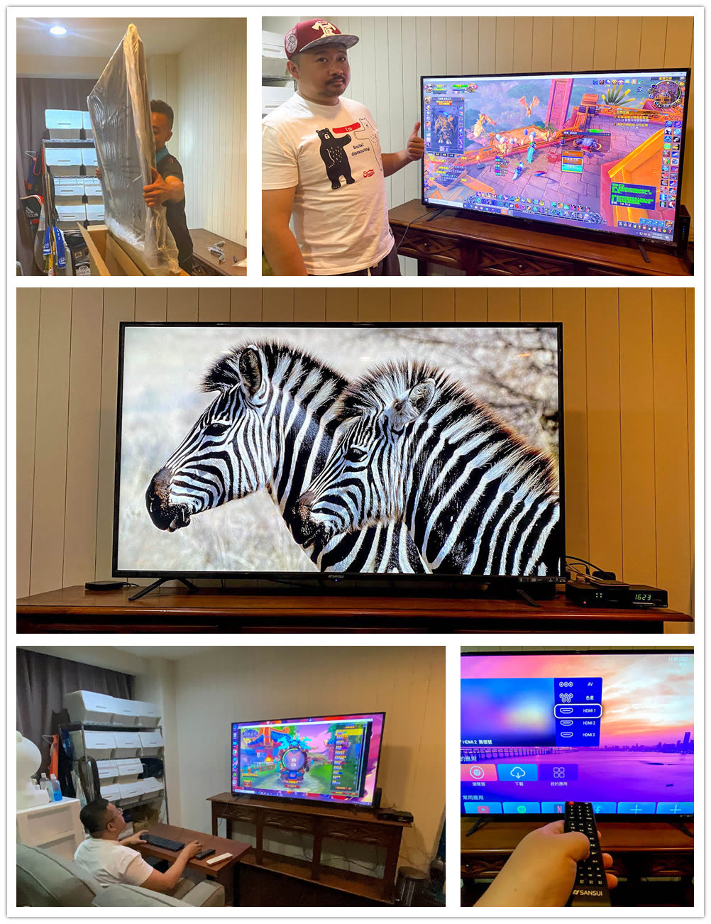 【開箱】SANSUI 山水 65型 4K HDR智慧連網液晶顯示器 SLHD-6543