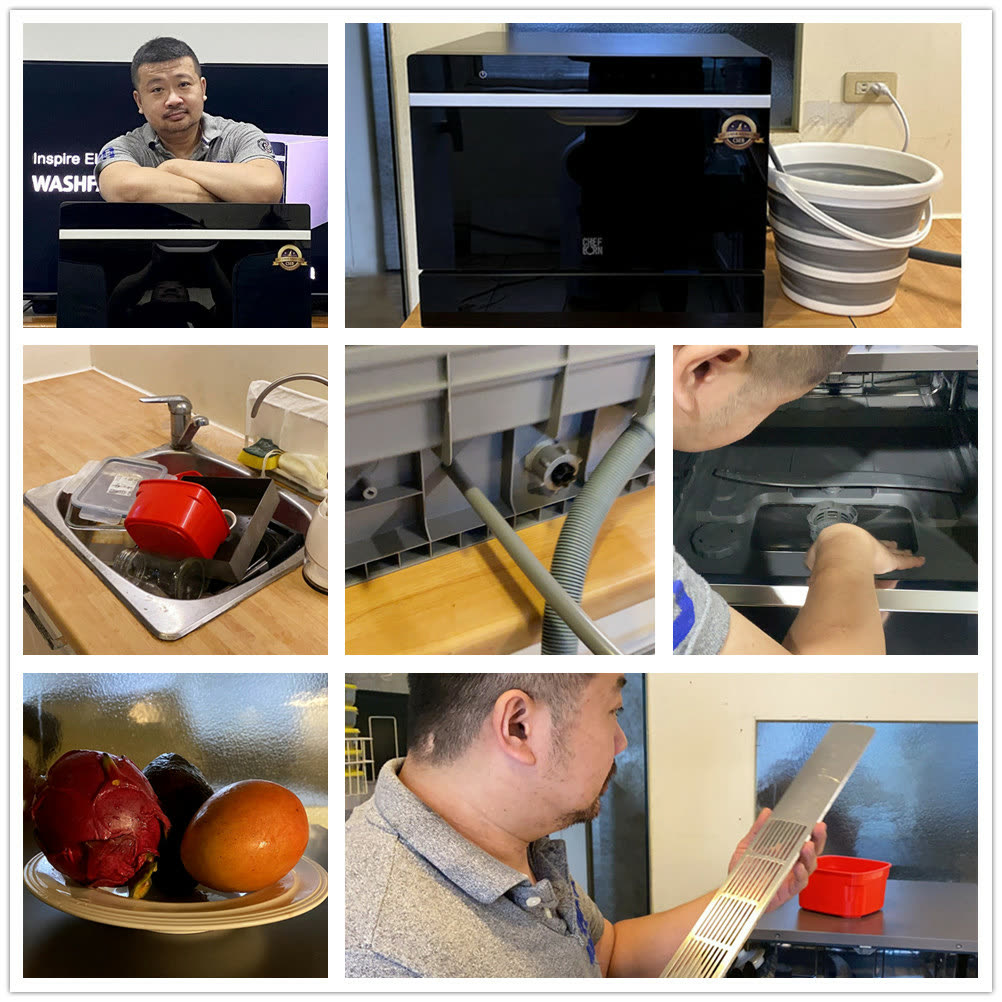 [開箱] CHEFBORN韓國天廚 8人份免安裝獨立式紫外線洗碗機